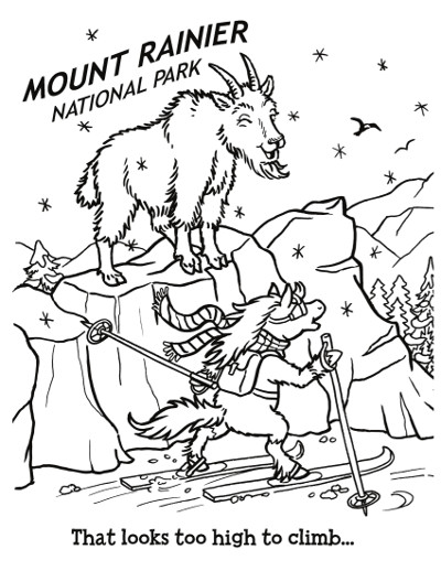 Itty and Bitty Coloring Book - Dell Goat
